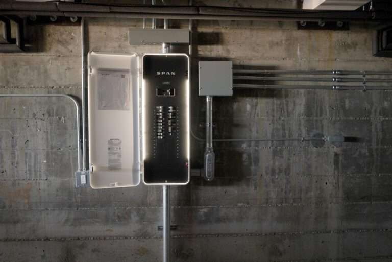A clean panel and EV charger installation by Woodland Electrical